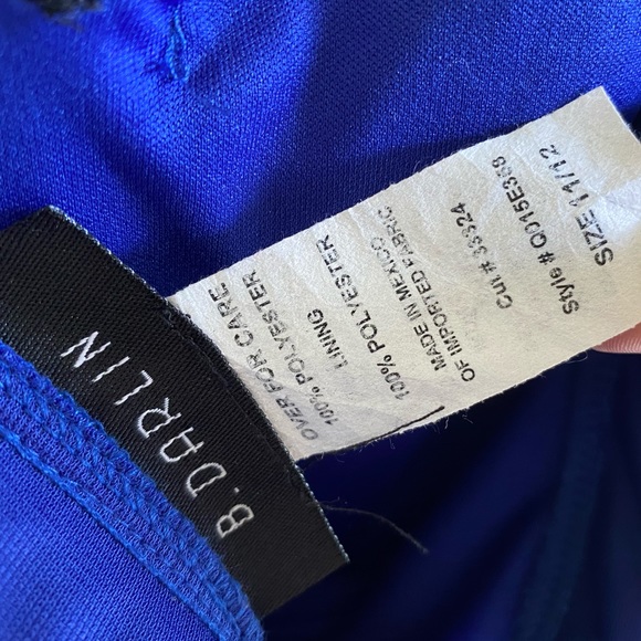 Crystal Top Strapless Chiffon Floor Length Gown - Picture 5 of 6